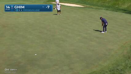 Doug Ghim | Round 1 | 14th hole | Shot 3 | 2025 John Deere