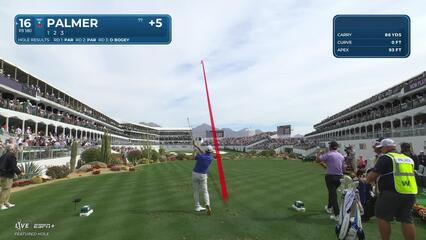 Ryan Palmer | Round 4 | 16th hole | Shot 1 | 2025 WM Phoenix Open