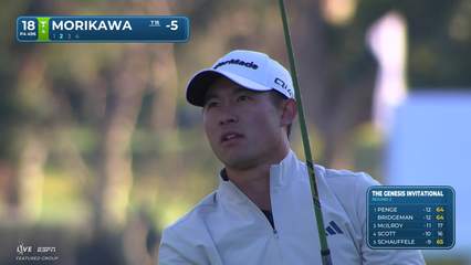 Collin Morikawa | Round 2 | 18th hole | Shot 2 | 2026 The Genesis