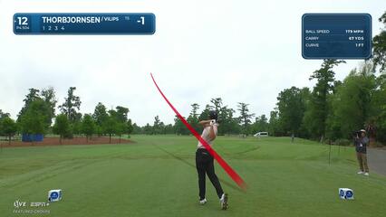 Michael Thorbjornsen | Round 1 | 12th hole | Shot 1 | 2025 Zurich Classic