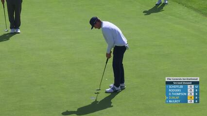 Nick Dunlap | Round 2 | 18th hole | Shot 4 | 2025 Genesis