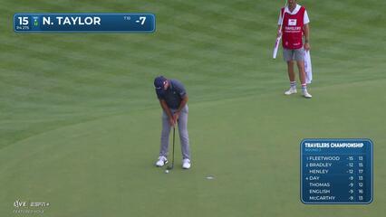 Nick Taylor | Round 3 | 15th hole | Shot 4 | 2025 Travelers