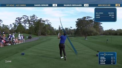 Min Woo Lee | Round 2 | 1st hole | Shot 1 | 2025 THE PLAYERS