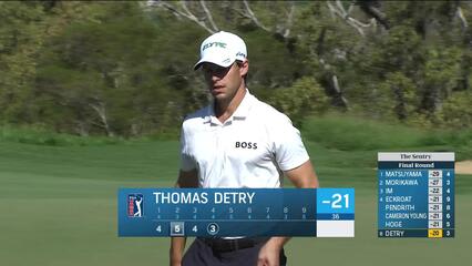 Thomas Detry | Round 4 | 4th hole | Shot 3 | 2025 The Sentry