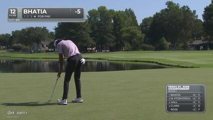 Akshay Bhatia | Round 1 | 12th hole | Shot 5 | 2025 FedEx St. Jude