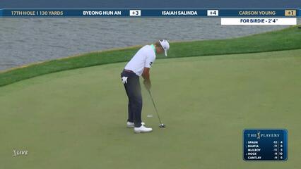Carson Young | Round 4 | 17th hole | Shot 2 | 2025 THE PLAYERS