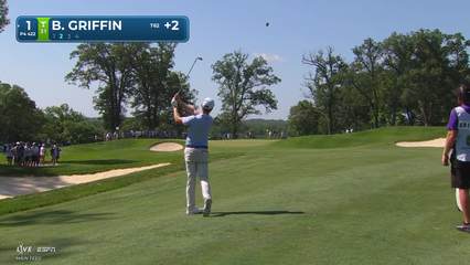 Ben Griffin | Round 1 | 1st hole | Shot 2 | 2026 John Deere
