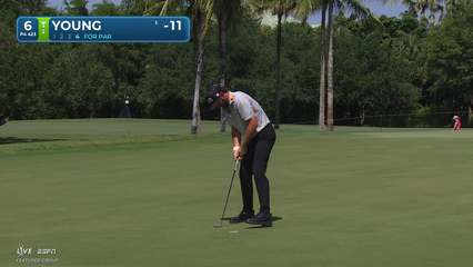 Cameron Young | Round 2 | 6th hole | Shot 4 | 2026 Cadillac