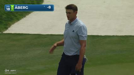 Ludvig Åberg | Round 1 | 18th hole | Shot 4 | 2026 RBC Heritage