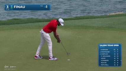 Tony Finau | Round 3 | 3rd hole | Shot 3 | 2025 Valero