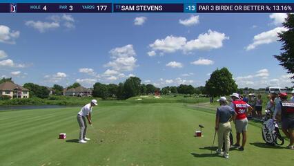 Sam Stevens | Round 3 | 4th hole | Shot 1 | 2025 3M Open