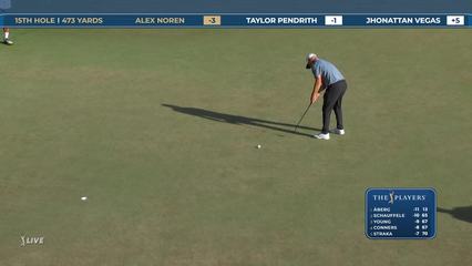 Alex Noren | Round 2 | 15th hole | Shot 4 | 2026 THE PLAYERS