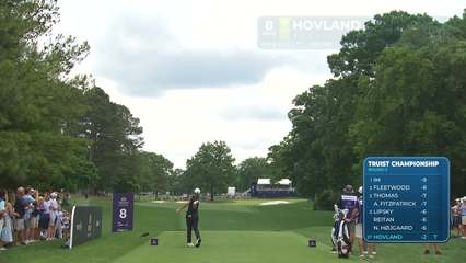 Viktor Hovland | Round 3 | 8th hole | Shot 1 | 2026 Truist Championship