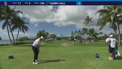 Harry Hall | Round 1 | 17th hole | Shot 1 | 2026 Sony Open