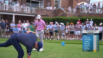 Davis Riley | Round 1 | 17th hole | Shot 1 | 2025 Charles Schwab