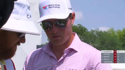 Ben Griffin | Round 3 | 12th hole | Shot 1 | 2025 Charles Schwab