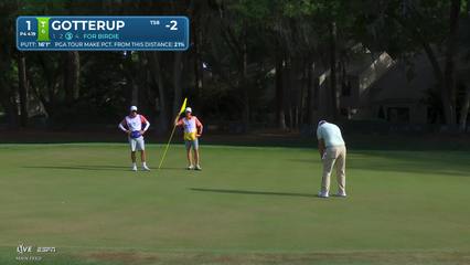 Chris Gotterup | Round 4 | 1st hole | Shot 3 | 2026 RBC Heritage