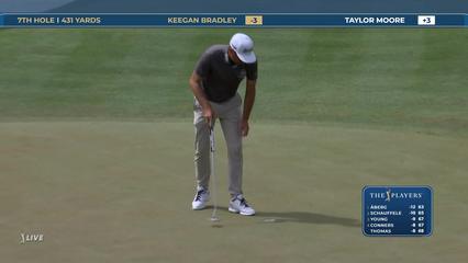 Keegan Bradley | Round 3 | 7th hole | Shot 4 | 2026 THE PLAYERS
