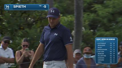 Jordan Spieth | Round 4 | 14th hole | Shot 4 | 2026 Sony Open