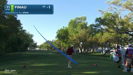 Tony Finau | Round 2 | 11th hole | Shot 1 | 2026 Valspar