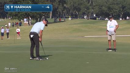 Brian Harman | Round 2 | 16th hole | Shot 3 | 2025 The RSM Classic