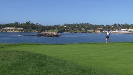 Sam Burns | Round 1 | 7th hole | Shot 3 | 2026 AT&T Pebble Beach