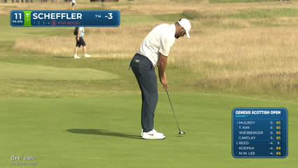 Scottie Scheffler | Round 1 | 11th hole | Shot 5 | 2026 Genesis Scottish Open