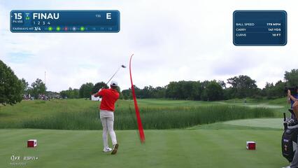 Tony Finau | Round 1 | 15th hole | Shot 1 | 2025 3M Open