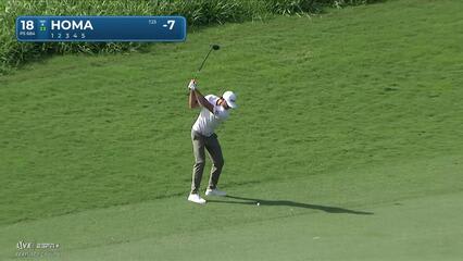 Max Homa | Round 2 | 18th hole | Shot 2 | 2025 The Sentry