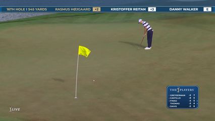 Rasmus Hojgaard | Round 1 | 16th hole | Shot 5 | 2026 THE PLAYERS