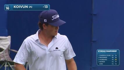 Jackson Koivun | Round 4 | 16th hole | Shot 3 | 2025 Wyndham