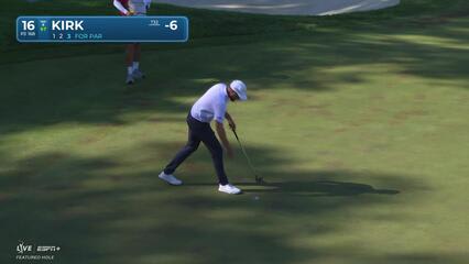 Chris Kirk | Round 2 | 16th hole | Shot 3 | 2025 John Deere