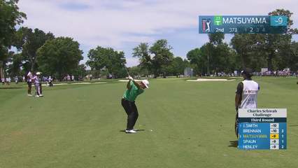 Hideki Matsuyama | Round 3 | 2nd hole | Shot 2 | 2026 Charles Schwab