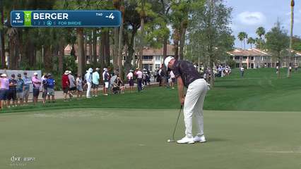 Daniel Berger | Round 4 | 3rd hole | Shot 4 | 2026 Cognizant Classic
