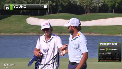 Cameron Young | Round 3 | 15th hole | Shot 2 | 2026 Cadillac
