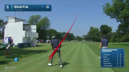 Akshay Bhatia | Round 1 | 5th hole | Shot 1 | 2025 Charles Schwab