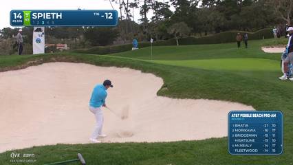 Jordan Spieth | Round 3 | 14th hole | Shot 3 | 2026 AT&T Pebble Beach