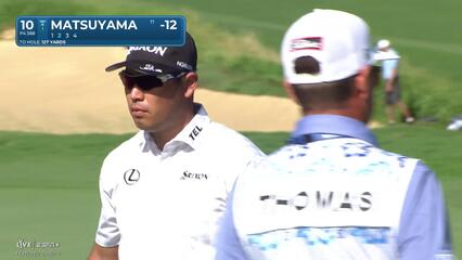 Hideki Matsuyama | Round 2 | 10th hole | Shot 2 | 2025 The Sentry