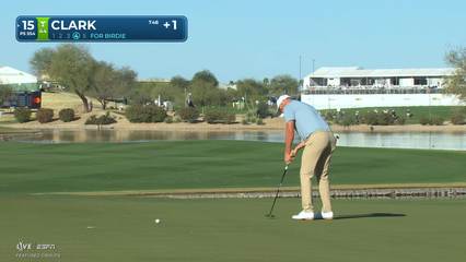 Wyndham Clark | Round 1 | 15th hole | Shot 5 | 2026 WM Phoenix Open