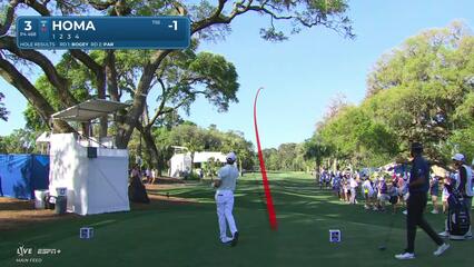 Max Homa | Round 3 | 3rd hole | Shot 1 | 2025 RBC Heritage