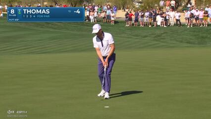 Justin Thomas | Round 1 | 8th hole | Shot 4 | 2025 WM Phoenix Open