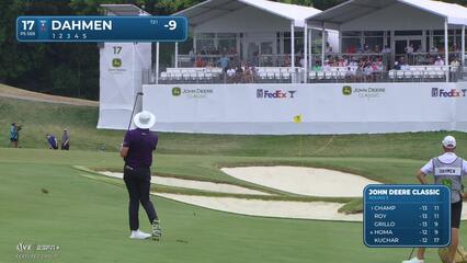 Joel Dahmen | Round 3 | 17th hole | Shot 3 | 2025 John Deere