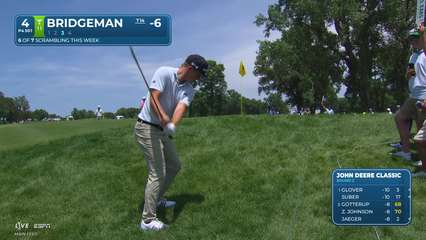 Jacob Bridgeman | Round 2 | 4th hole | Shot 3 | 2026 John Deere