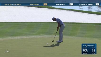 Sam Burns | Round 2 | 3rd hole | Shot 3 | 2025 THE PLAYERS