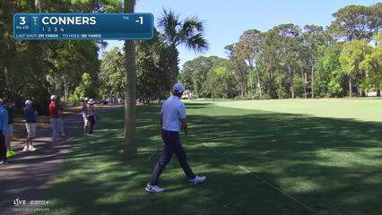 Corey Conners | Round 1 | 3rd hole | Shot 2 | 2025 RBC Heritage