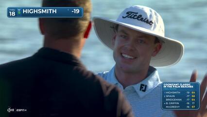 Joe Highsmith | Round 4 | 18th hole | Shot 5 | 2025 Cognizant Classic
