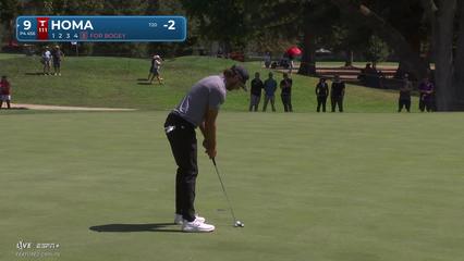 Max Homa | Round 1 | 9th hole | Shot 5 | 2025 Procore
