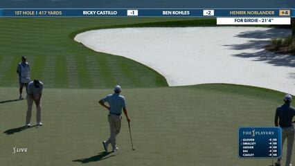 Henrik Norlander | Round 1 | 1st hole | Shot 4 | 2025 THE PLAYERS