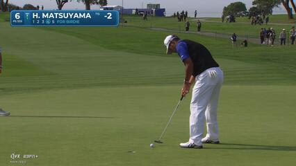 Hideki Matsuyama | Round 3 | 6th hole | Shot 4 | 2025 Farmers