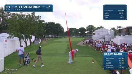 Matt Fitzpatrick | Round 2 | 10th hole | Shot 1 | 2025 Rocket Classic
